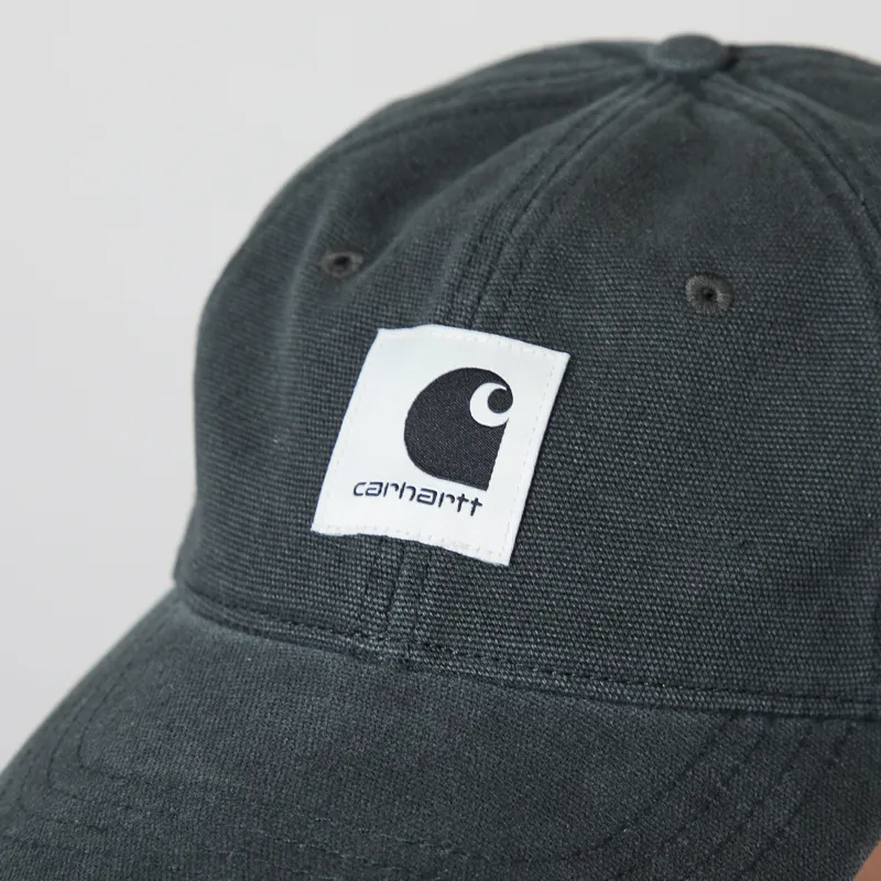 Carhartt WIP Canvas Cap Raven Stone Washed-3