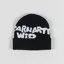 Carhartt WIP Cut Out Beanie Black White