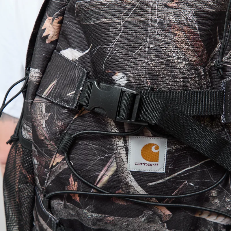 Carhartt WIP Kickflip Backpack Camo Feather Tree Black-7