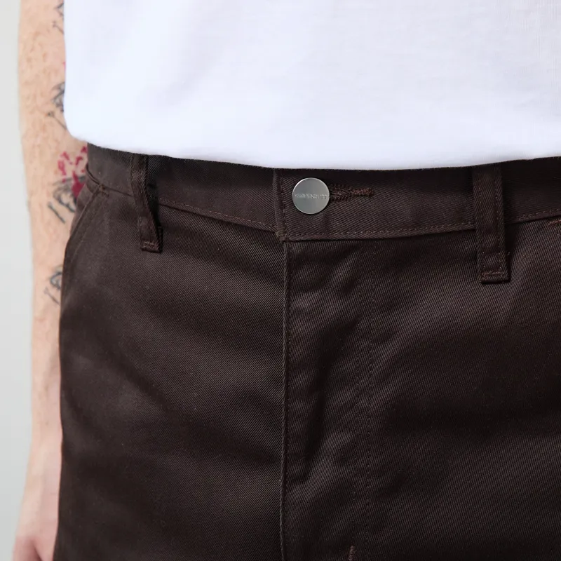 Carhartt WIP Simple Pant Tobacco Rinsed Denison Twill-3