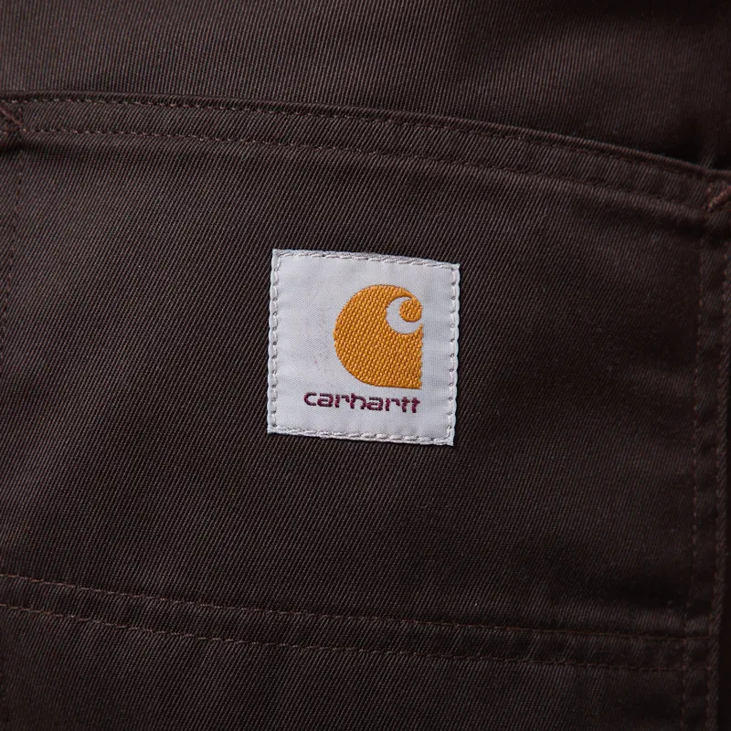 Carhartt WIP Simple Pant Tobacco Rinsed Denison Twill-8