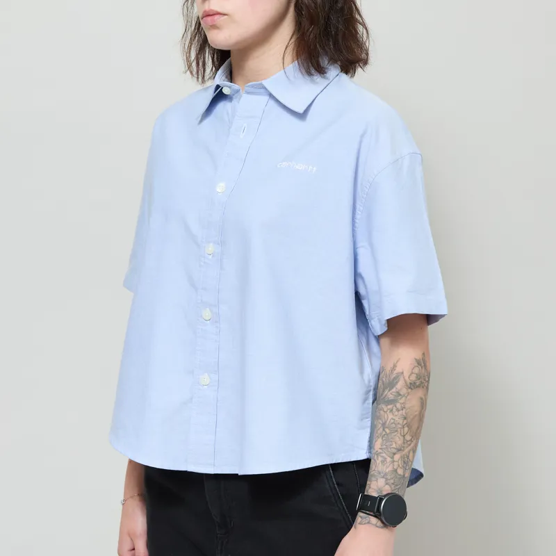 Carhartt WIP Womens Kaia Shirt Bleach White-1