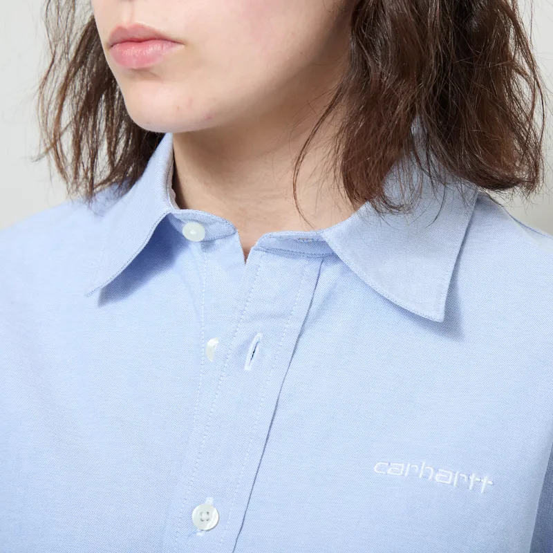 Carhartt WIP Womens Kaia Shirt Bleach White-3