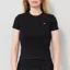 Carhartt WIP Womens Small Heart Patch T Shirt Black