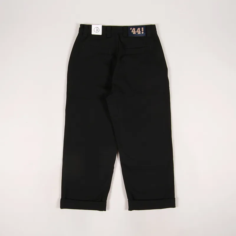 Polar Skate Co. Mens Loose Straight 44 Work Pants Black Twill