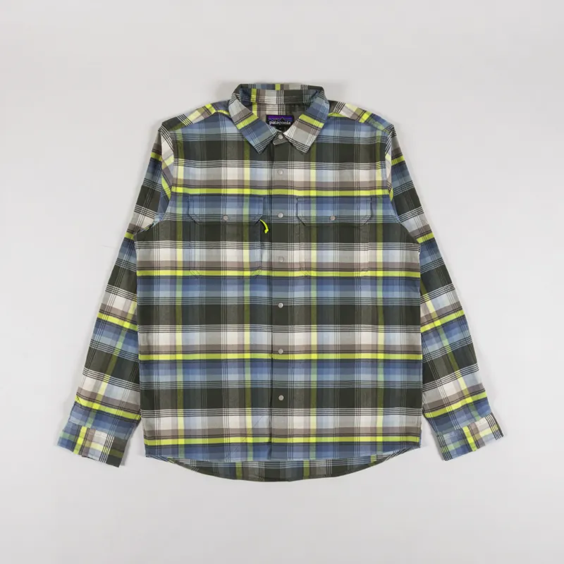 Patagonia Canyonite Flannel Shirt Vorte Pine Needle Green