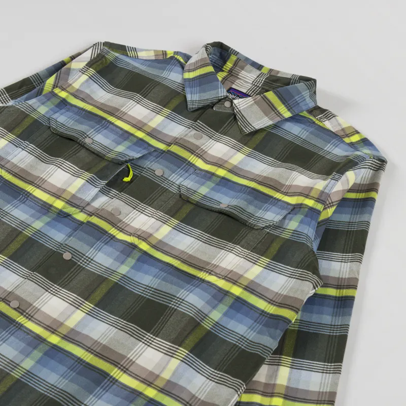 Patagonia Canyonite Flannel Shirt Vorte Pine Needle Green-2