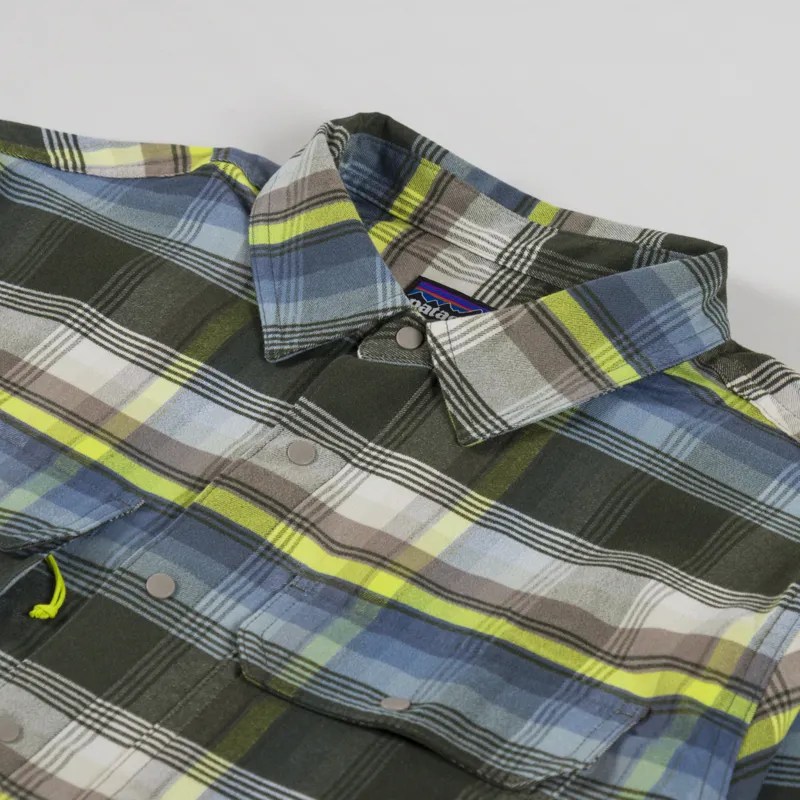 Patagonia Canyonite Flannel Shirt Vorte Pine Needle Green-4