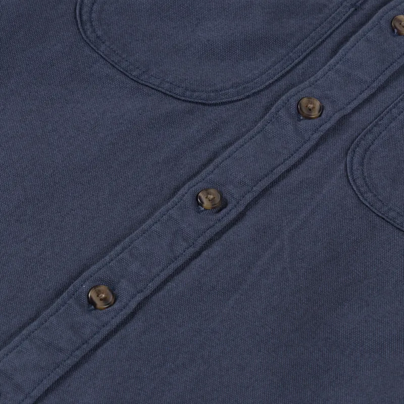 Patagonia Point Reyes Canvas Shirt Smolder Blue-6