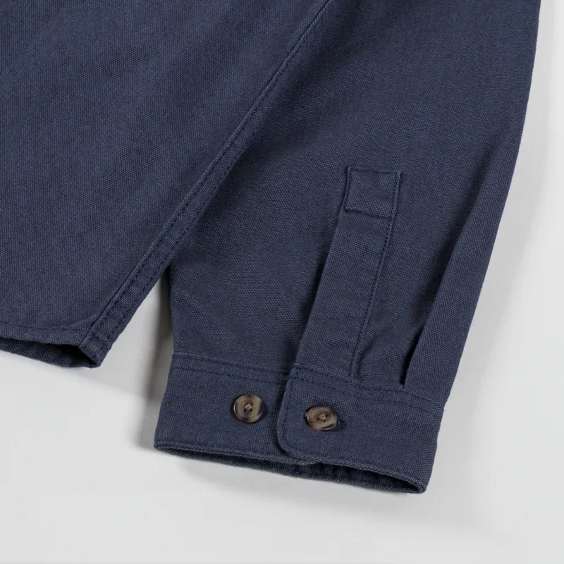 Patagonia Point Reyes Canvas Shirt Smolder Blue-8