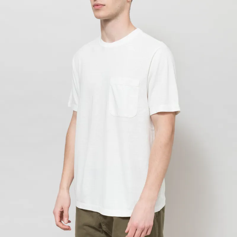 Patagonia Trail Harbor Pocket T Shirt Birch White-1
