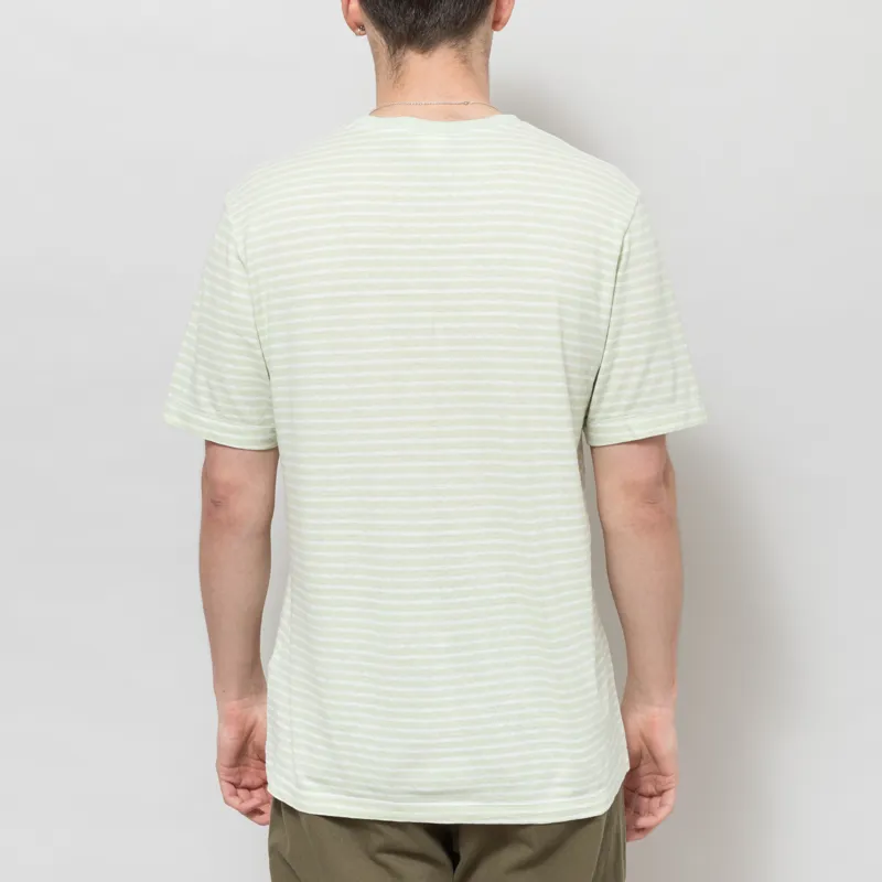 Patagonia Trail Harbor Pocket T Shirt Steps Lichen Green-1