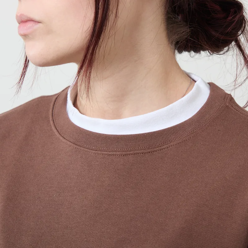 Patagonia Womens Daily Crew Berm Brown-4