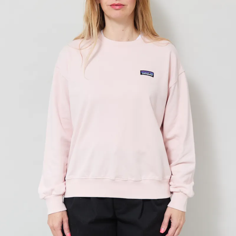 Patagonia Womens Daily Crew Pink Frost