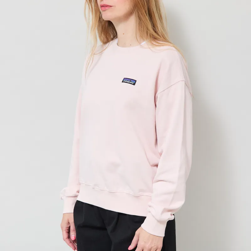 Patagonia Womens Daily Crew Pink Frost-1