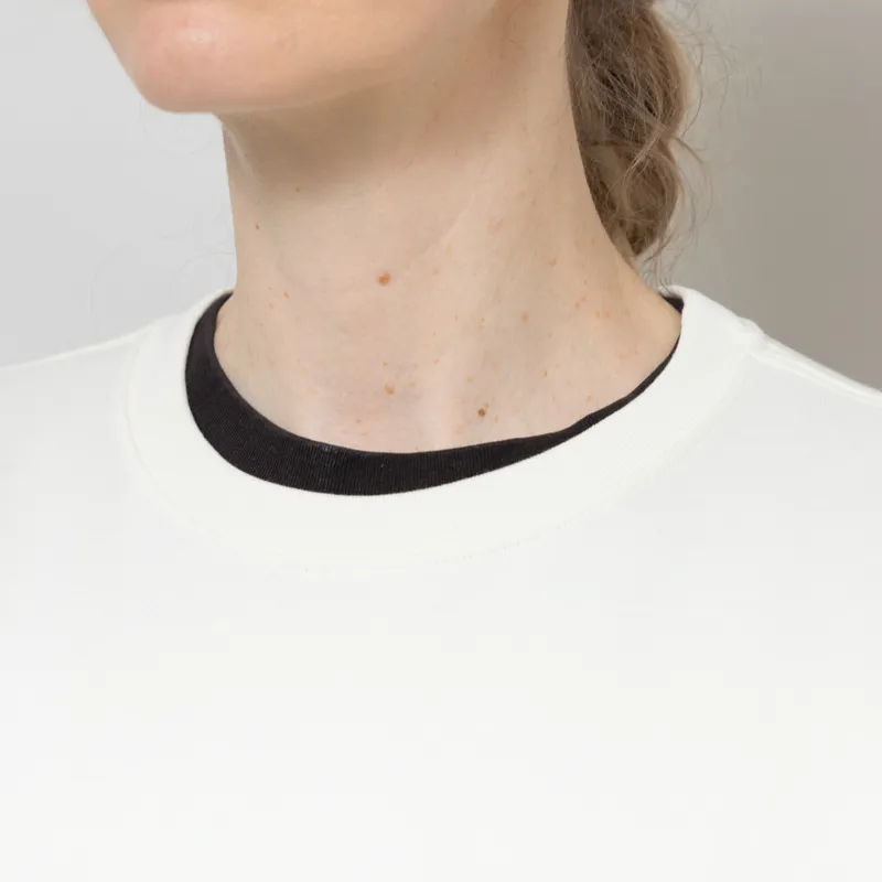 Patagonia Womens Daily Crew Wool White-5