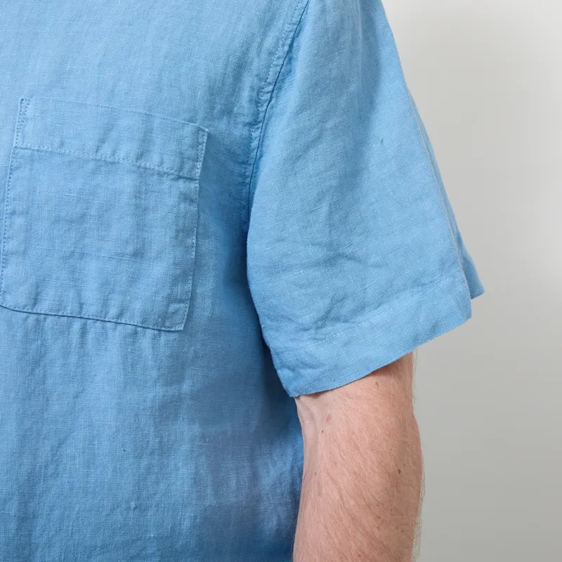 Armor Lux Short Sleeve Comfort Shirt Waterfall-6
