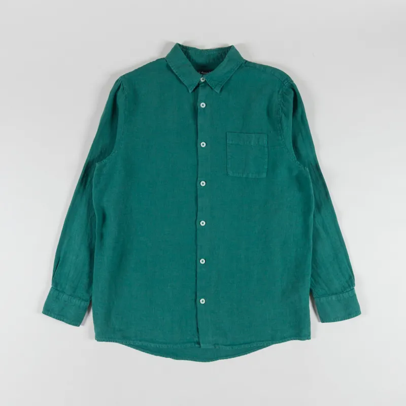 Armor Lux Long Sleeve Comfort Shirt Dark Ivy