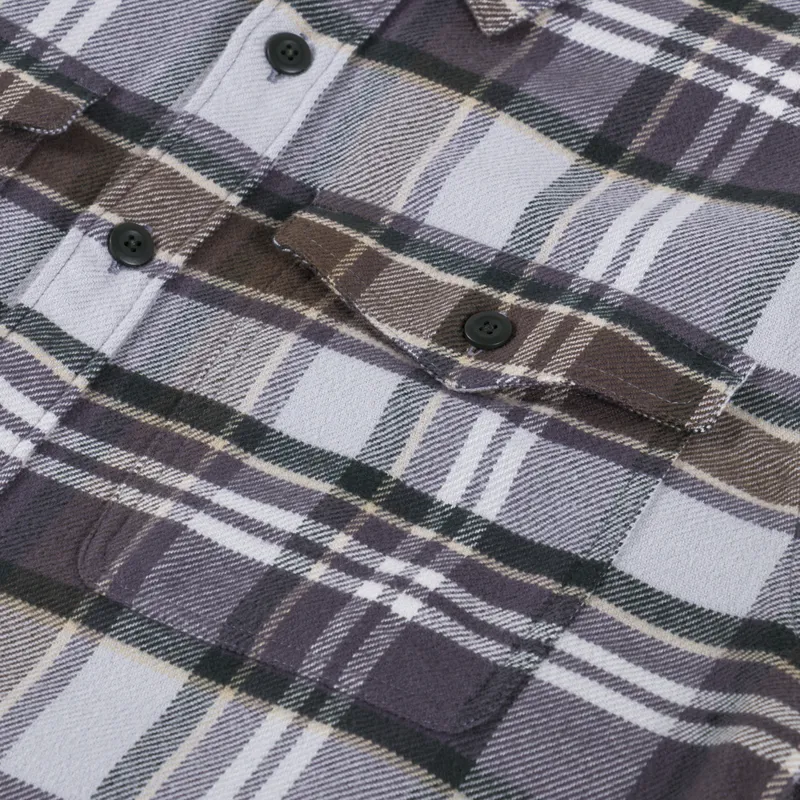 Patagonia Fjord Flannel Shirt Blizzard Salt Grey-7