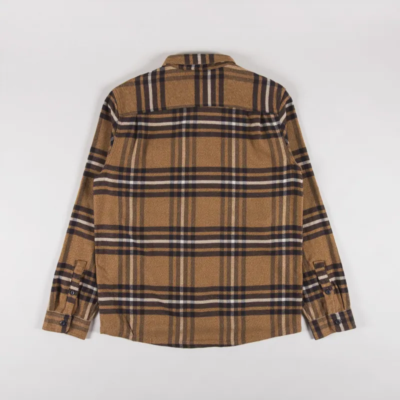 Patagonia Fjord Flannel Shirt Catch Deer Brown-1