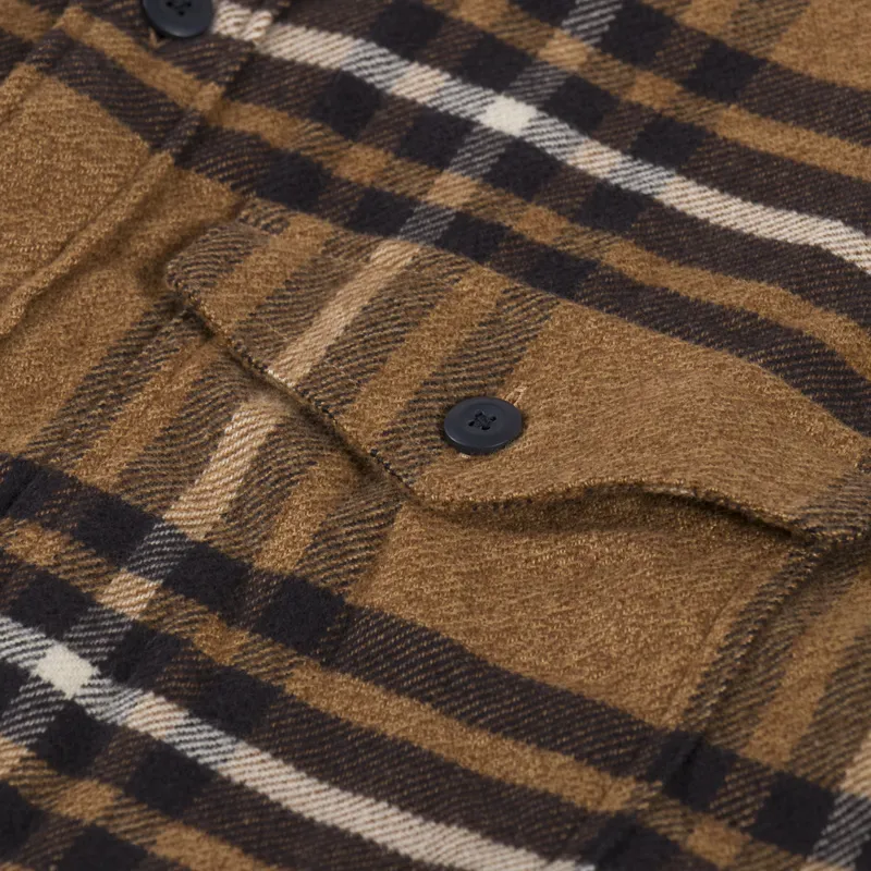 Patagonia Fjord Flannel Shirt Catch Deer Brown-6