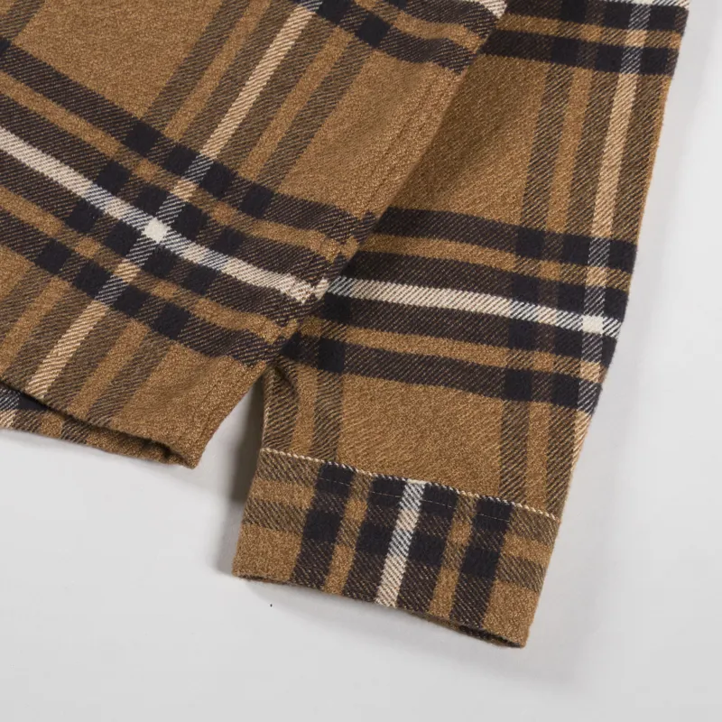 Patagonia Fjord Flannel Shirt Catch Deer Brown-8