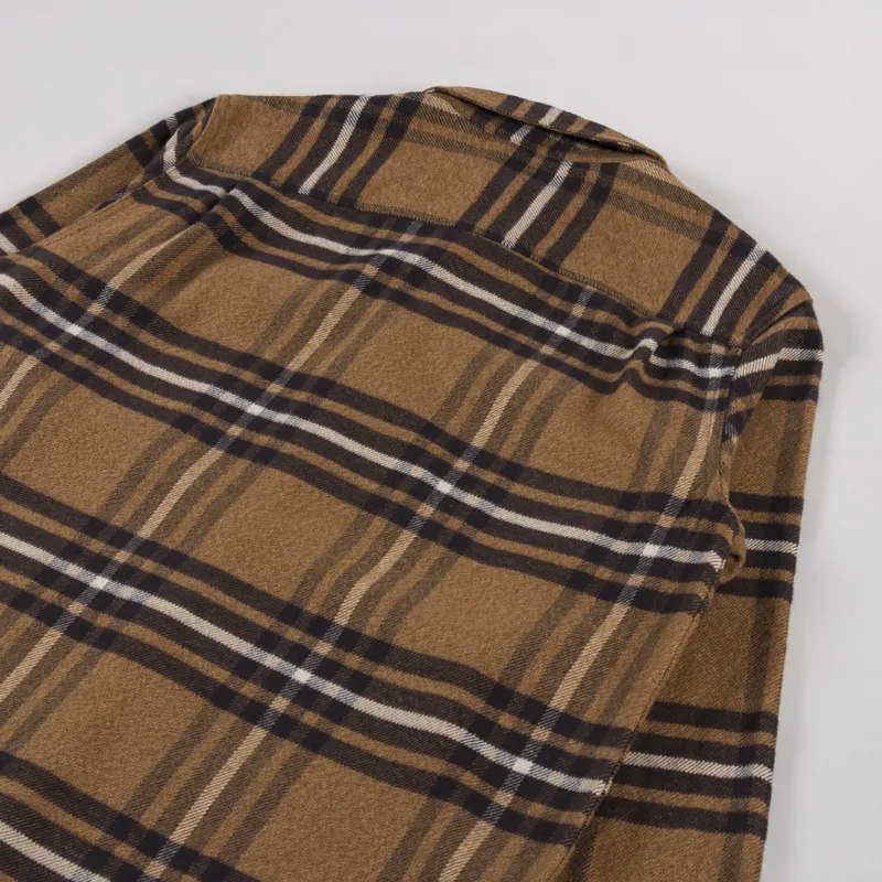 Patagonia Fjord Flannel Shirt Catch Deer Brown-3