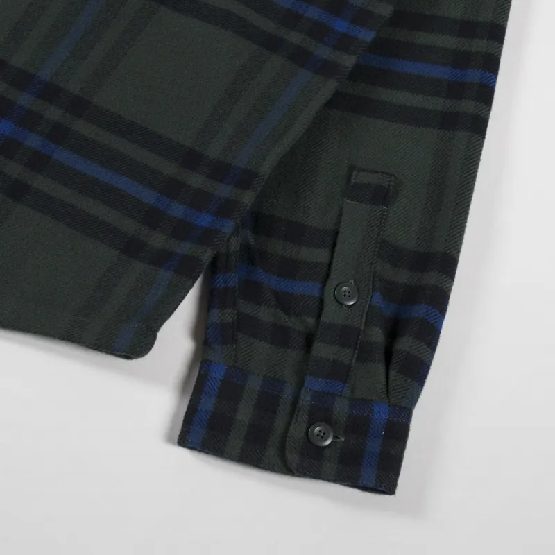 Patagonia Fjord Flannel Shirt Catch Old Growth Green-9