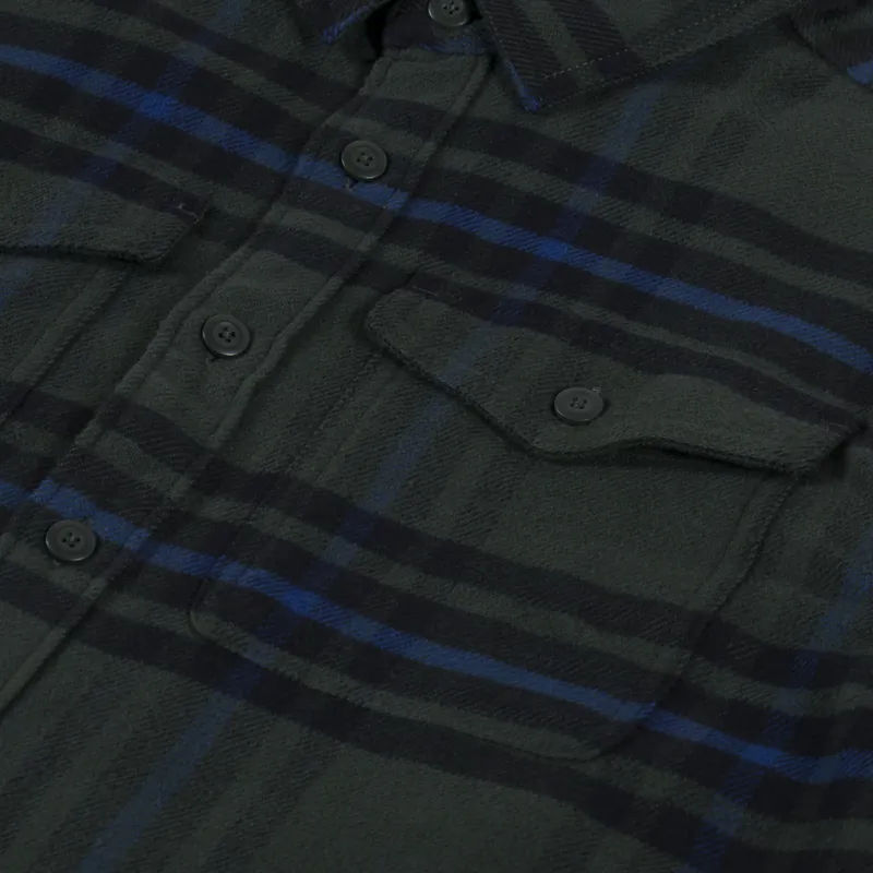 Patagonia Fjord Flannel Shirt Catch Old Growth Green-6