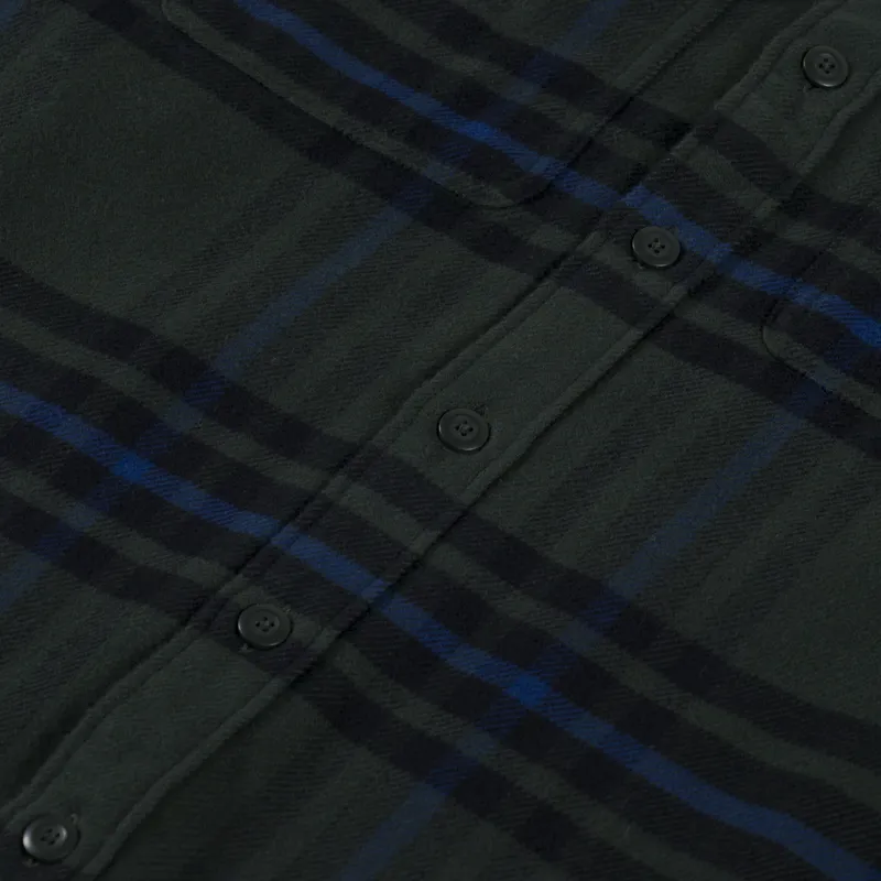 Patagonia Fjord Flannel Shirt Catch Old Growth Green-7