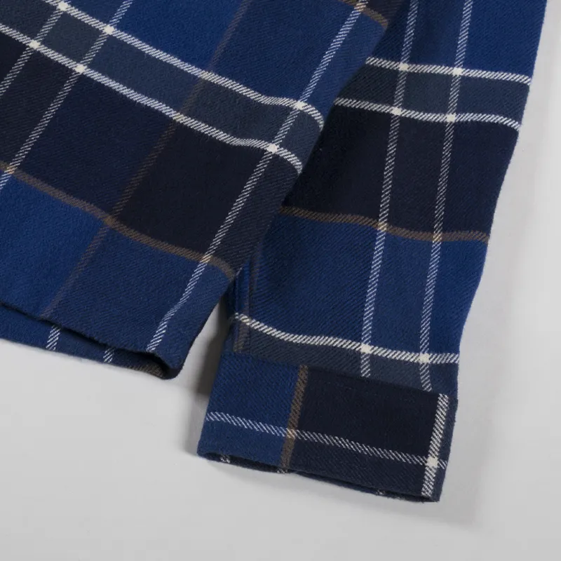 Patagonia Fjord Flannel Shirt Cycles Sunken Blue-8