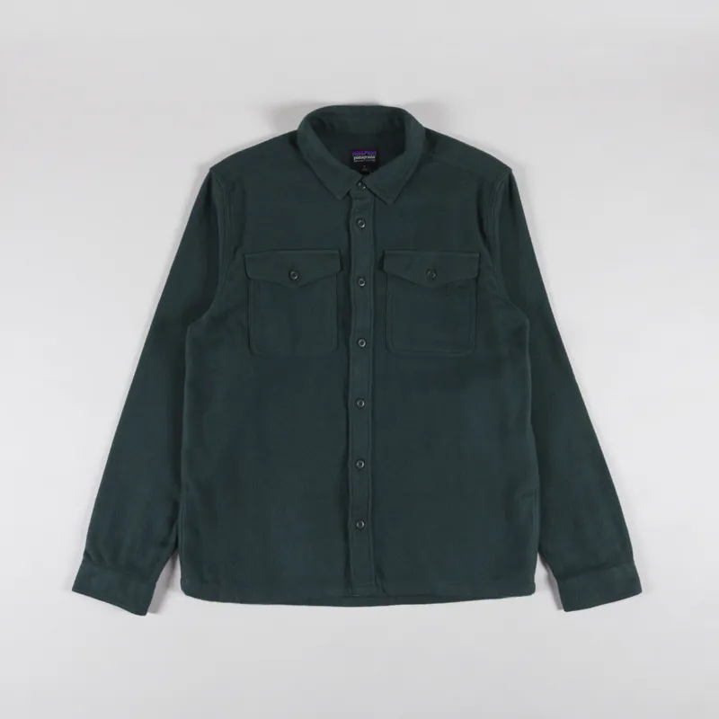Patagonia Fjord Flannel Shirt Whole Weave Old Growth Green