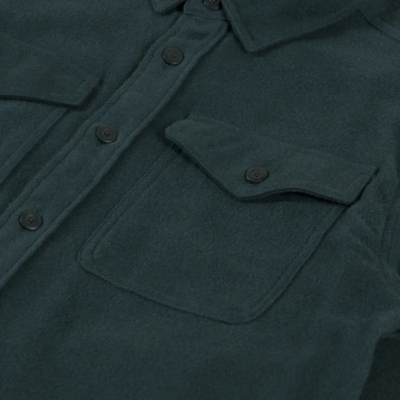 Patagonia Fjord Flannel Shirt Whole Weave Old Growth Green-5