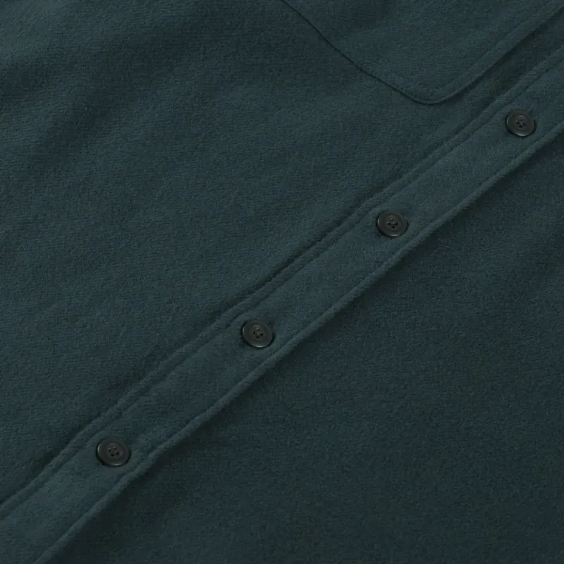 Patagonia Fjord Flannel Shirt Whole Weave Old Growth Green-6