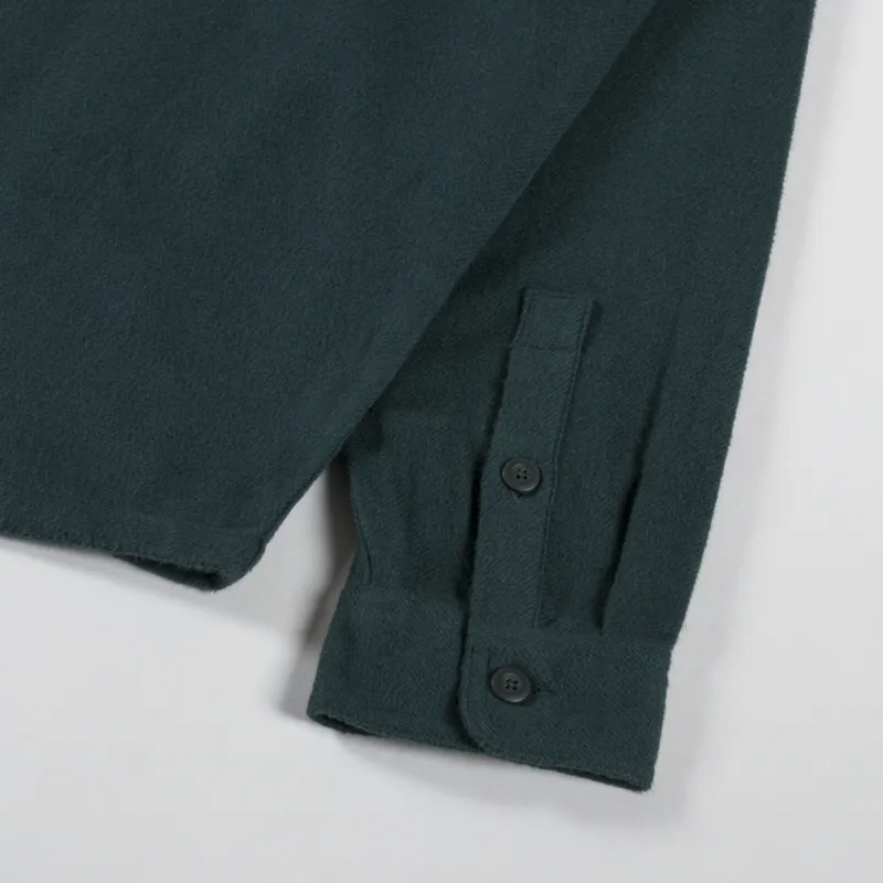 Patagonia Fjord Flannel Shirt Whole Weave Old Growth Green-8