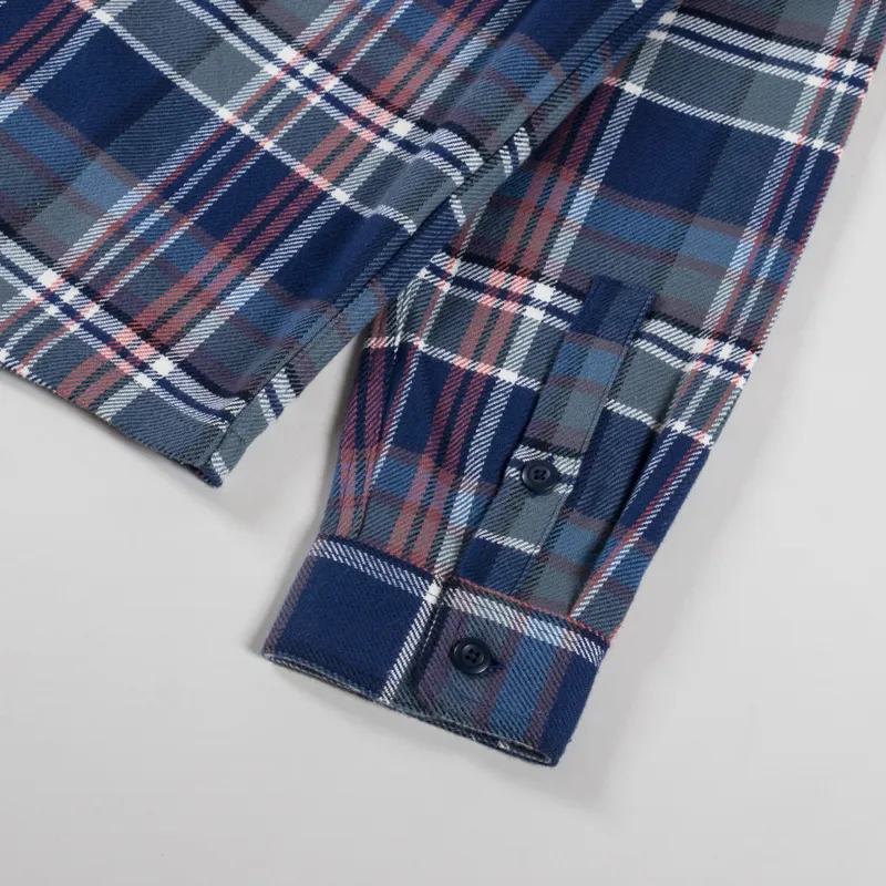 Patagonia Fjord Flannel Shirt Adventurer New Navy-9