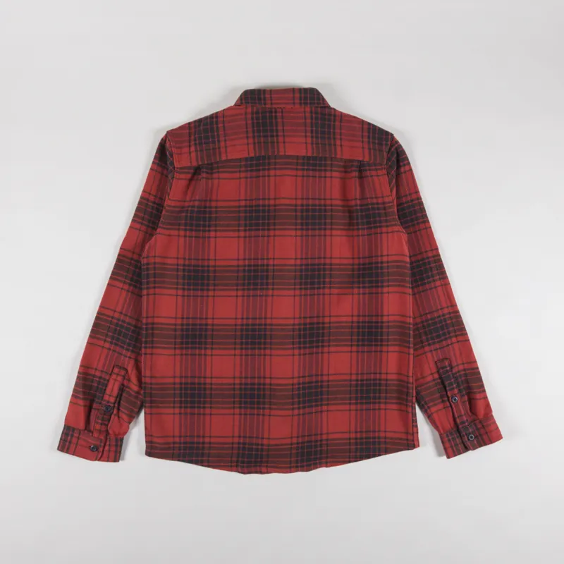 Patagonia Fjord Flannel Shirt Cascade Burnished Red-1