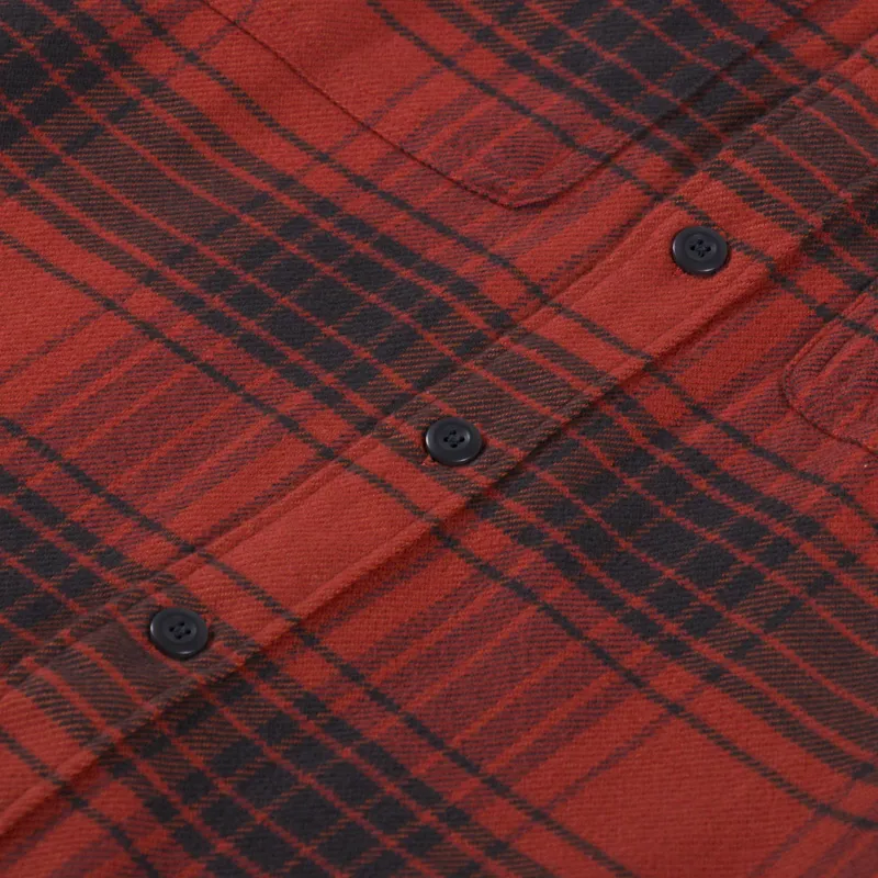 Patagonia Fjord Flannel Shirt Cascade Burnished Red-6