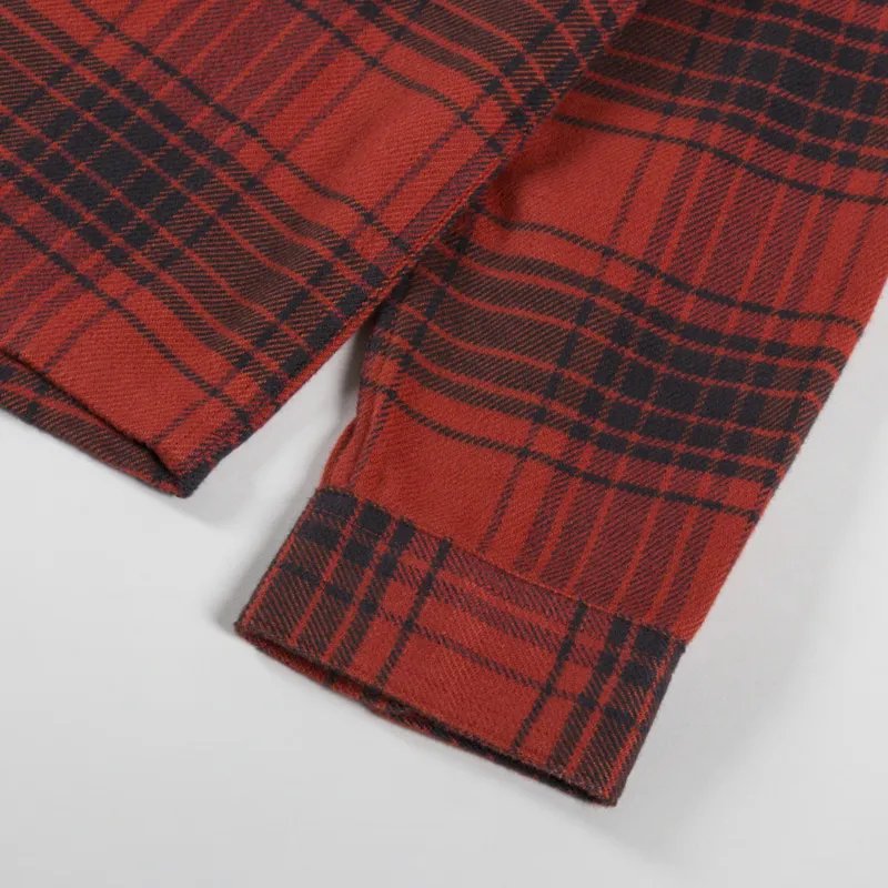 Patagonia Fjord Flannel Shirt Cascade Burnished Red-8