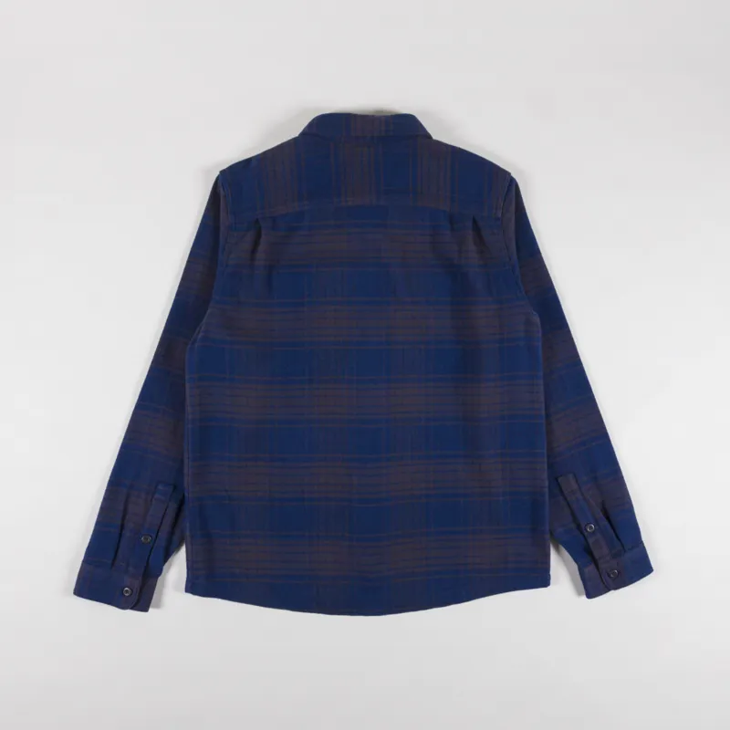 Patagonia Fjord Flannel Shirt Cascade Tidepool Blue-1