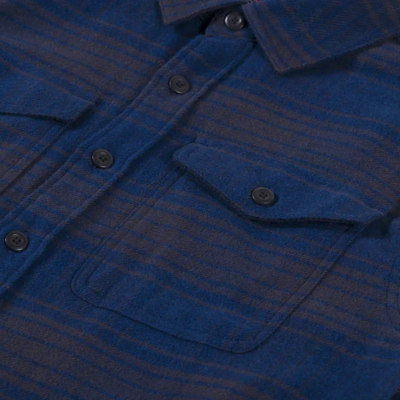 Patagonia Fjord Flannel Shirt Cascade Tidepool Blue-5