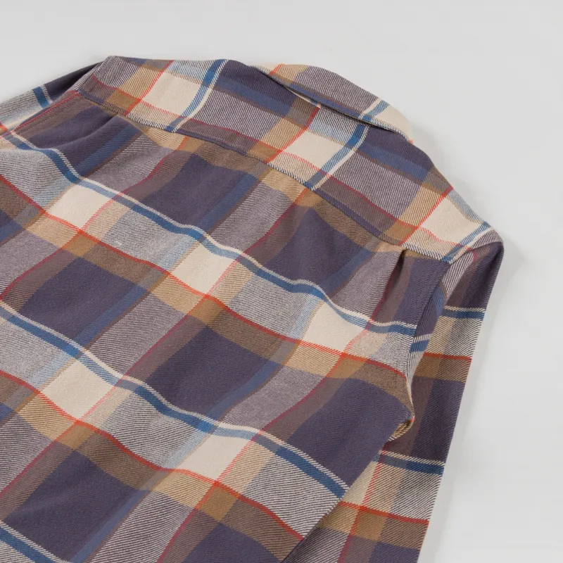 Patagonia Fjord Flannel Shirt Sunrise Ridge Forge Grey-3