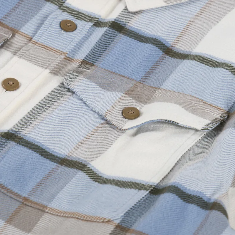 Patagonia Fjord Flannel Shirt Sunrise Ridge Natural-6