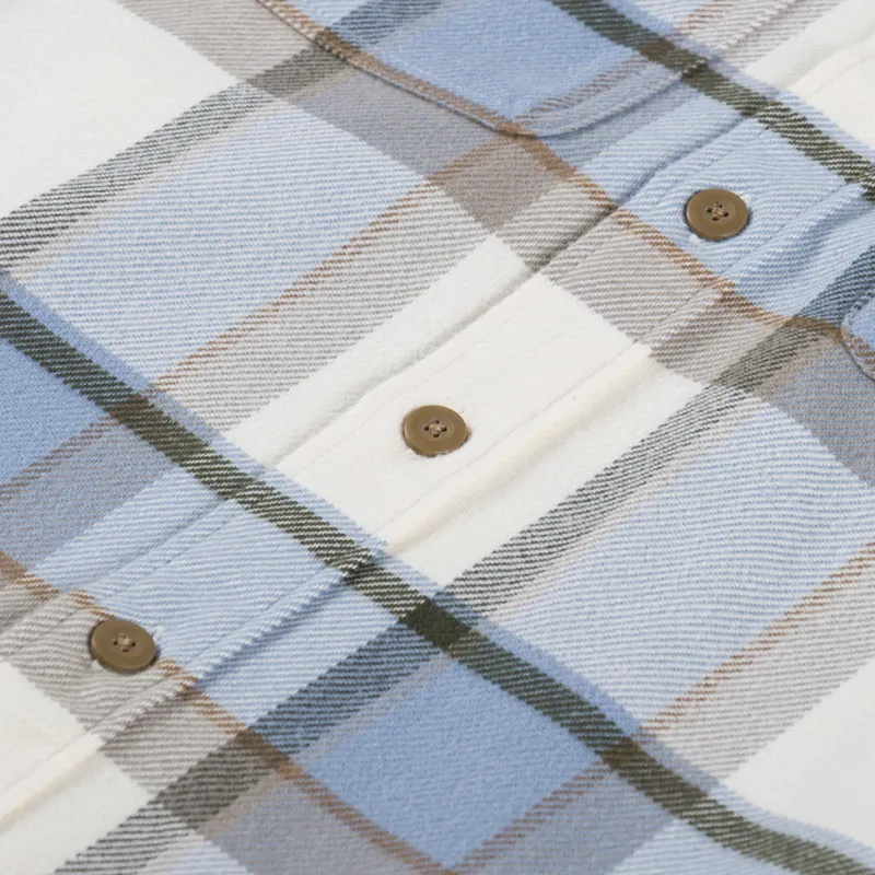 Patagonia Fjord Flannel Shirt Sunrise Ridge Natural-5