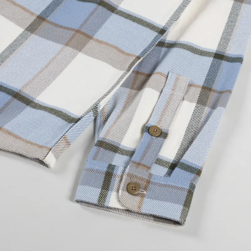 Patagonia Fjord Flannel Shirt Sunrise Ridge Natural-8