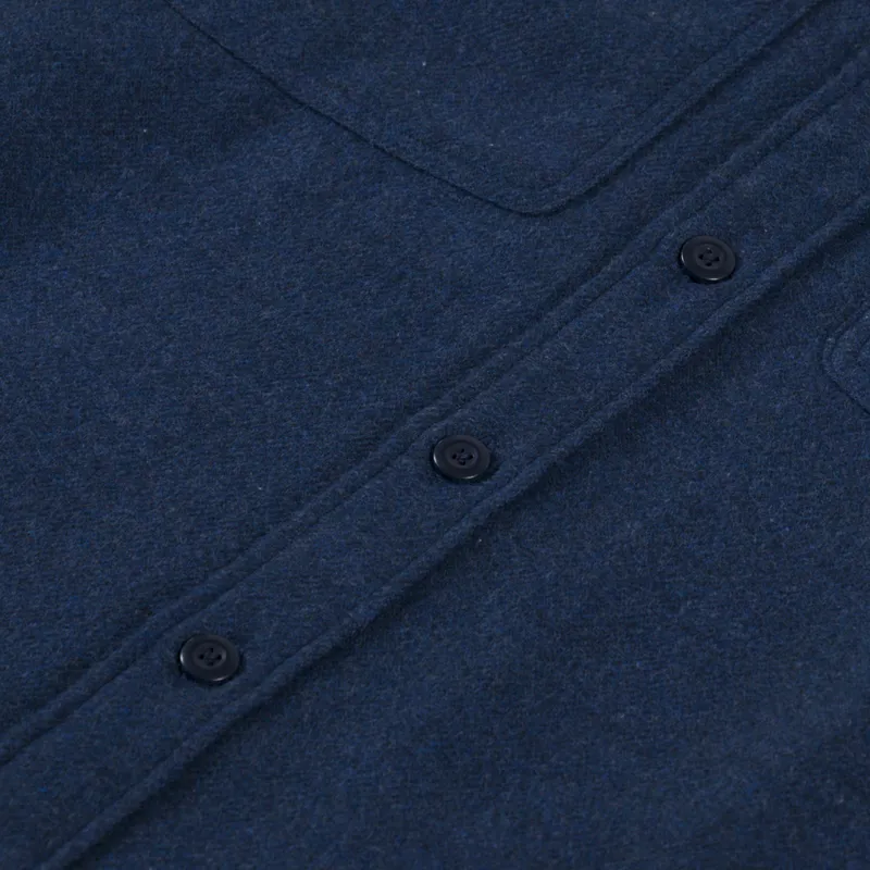 Patagonia Fjord Flannel Shirt Whole Weave New Navy-7