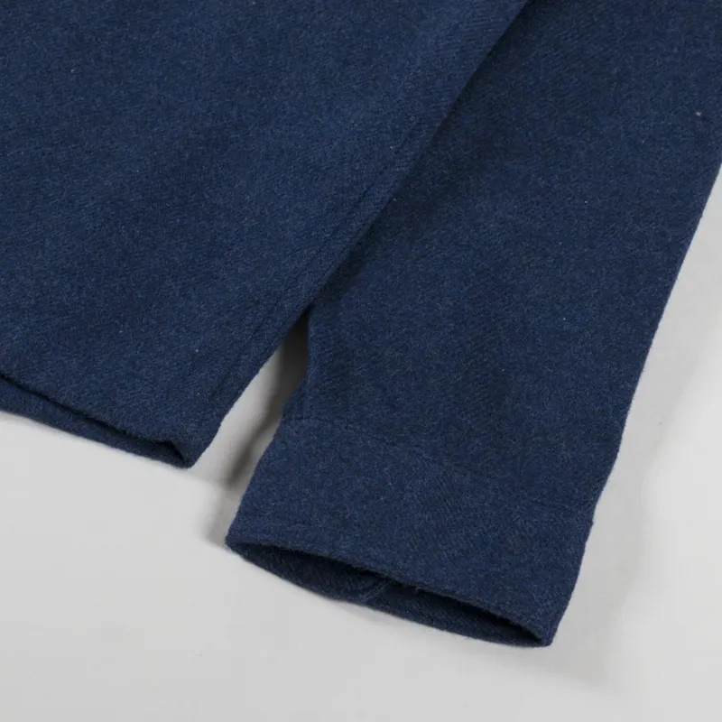 Patagonia Fjord Flannel Shirt Whole Weave New Navy-8