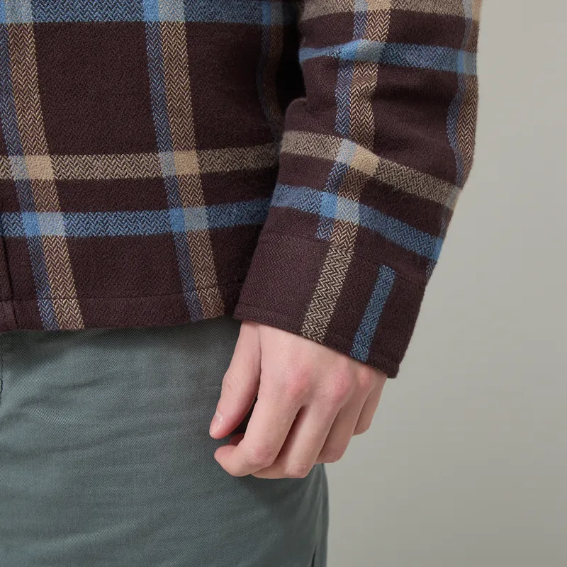 Patagonia Fjord Flannel Shirt Crossing Den Brown-7