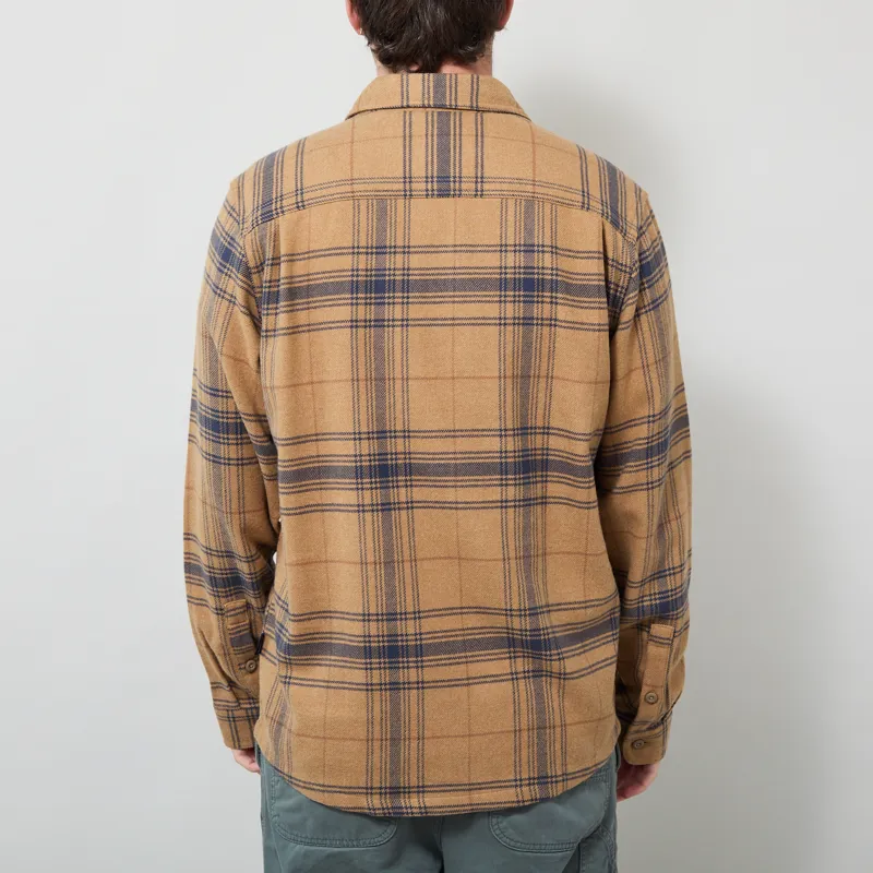 Patagonia Fjord Flannel Shirt Dissolve Slab Khaki-2