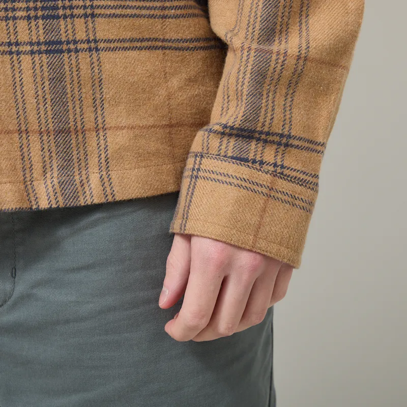 Patagonia Fjord Flannel Shirt Dissolve Slab Khaki-6